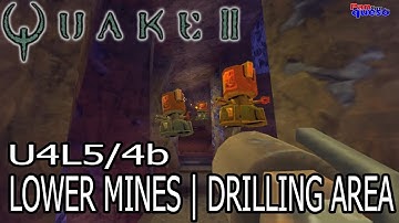 Quake II (100%): Unit 4 - Level 5: Lower Mines | Level 4: Drilling Area [Parte 2]