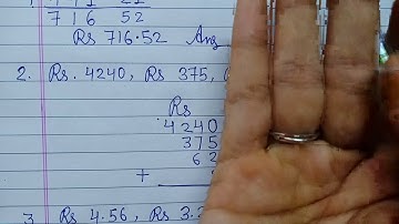 Class 3rd maths unit 8(part 4) Indian currency