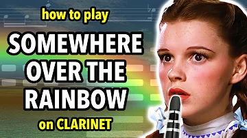 How to play Somewhere Over the Rainbow on Clarinet | Clarified