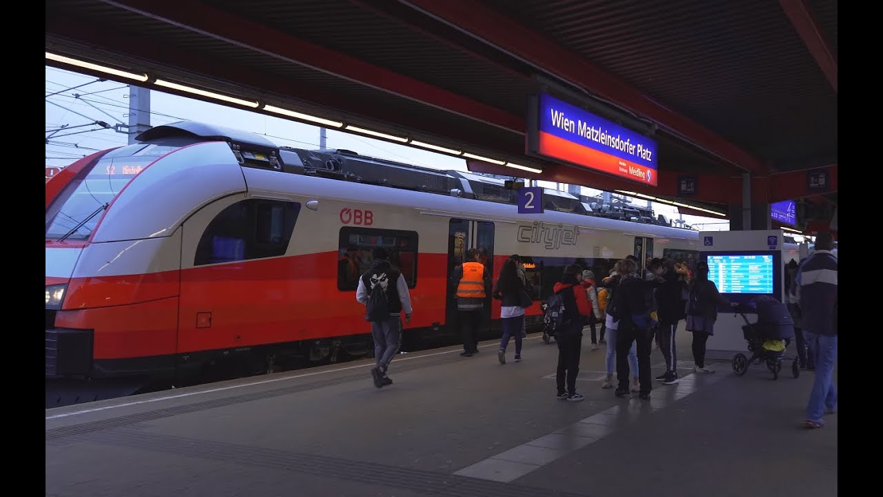 Austria, Vienna, train ride from  Matzleinsdorfer Platz to Traisengasse