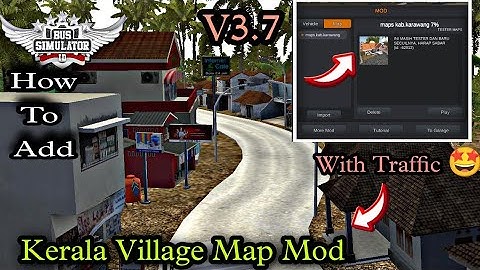 New Kerala Village Map Mod For Bussid l Download Now!! How To Add in Bussid V3.7 #bussidmods
