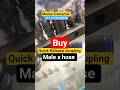 Buy Quick release coupling | male x hose | Hose plug | Female plug | male plug | Hydraulic Coupling
