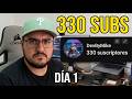 Tengo 330 suscriptores y voy a construir mi canal de programación desde cero.