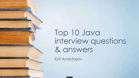 Top 10 Java  interview questions in 7 minutes HD 1080p