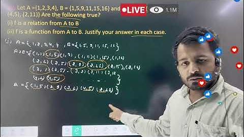 relation and function important Question ncert class 11 #jeemains #relation_and_function  @BYJUS2002