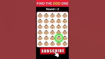 Can You Find The Odd One Out 😎🧐? #shorts #emojichallenge