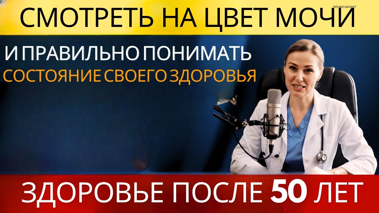 Цвет мочи — таблица, которую должен знать каждый человек после 50