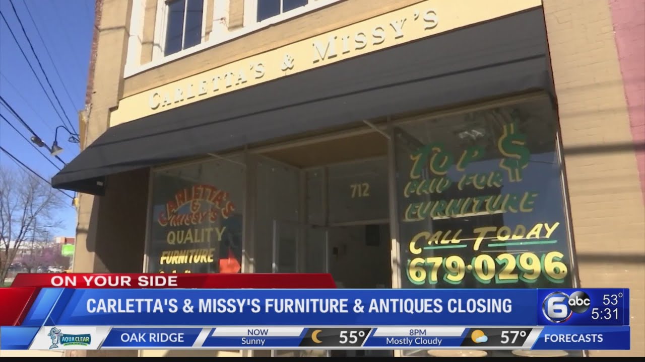 Carletta's & Missy's Furniture & Antiques closing after nearly 50 years YouTube