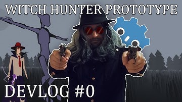 3D Modeling and Animation - Witch Hunter Game Prototype in Godot Devlog #0