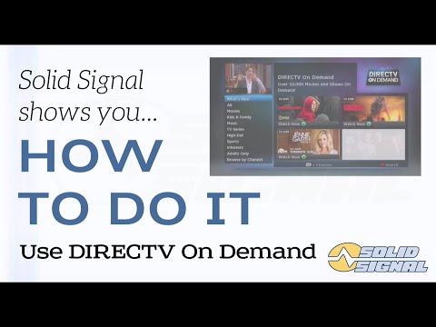 Solid Signal Shows You How To Use DIRECTV On Demand