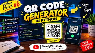 How to Create a QR Code Using Python 🐍📱 | Python Mini Project #6