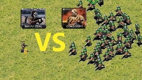 How many Conscripts can a Navi Seal stop? - RedAlert 2