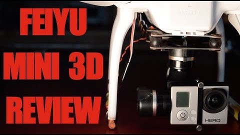Feiyu Mini 3D Review! Best 3 Axis Gimbal for Drones!