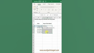 Find the Day of the Week from Any Date!