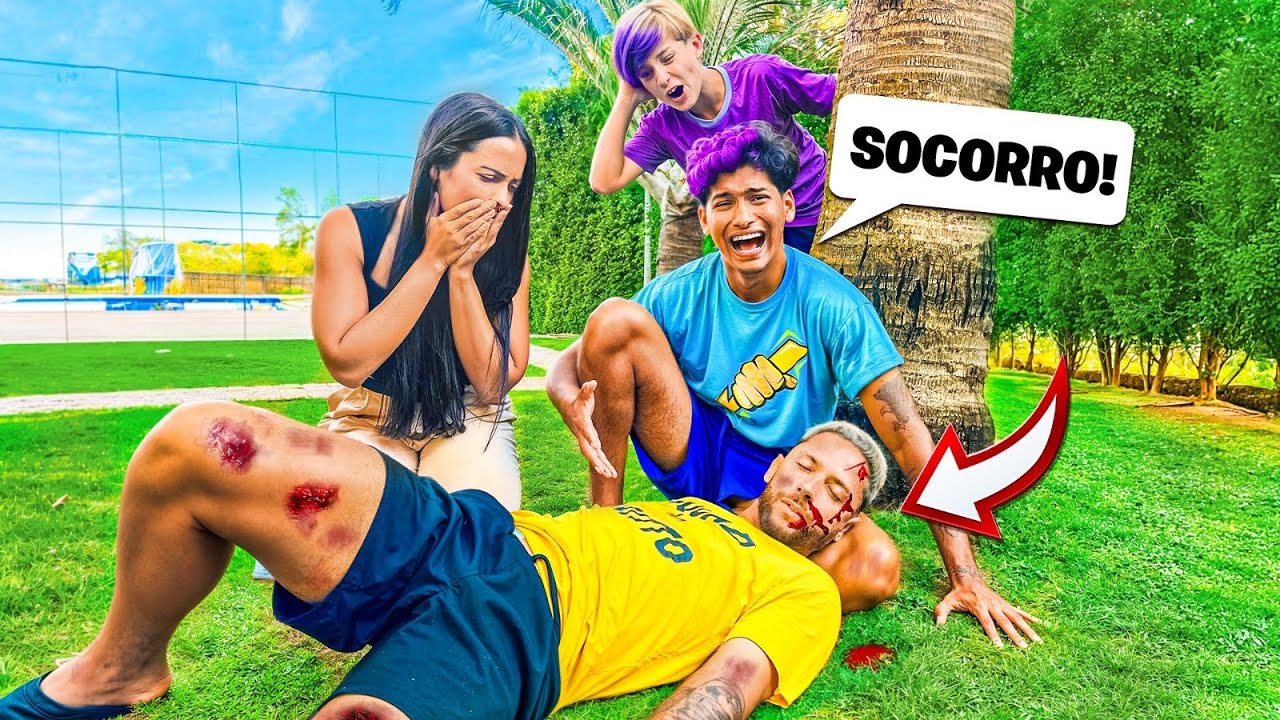 ERA PRA SER SÓ UM ESCONDE ESCONDE MAS O PIOR ACONTECEU… *Spider Britto bateu a cabeça