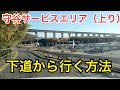 守谷サービスエリア(上り)高速を使わずに下道からでも行ける