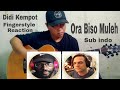 @Alip_Ba_Ta. &quot; Ora Biso Muleh - Didi Kempot &quot; Fingerstyle Reaction ( Subtitle Indo )