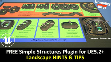 UE5: FREE Simple Structures Plugin - Landscape Hints & Tips