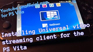 How To Install Netstream (Youtube Unofficial App For PS Vita) screenshot 1