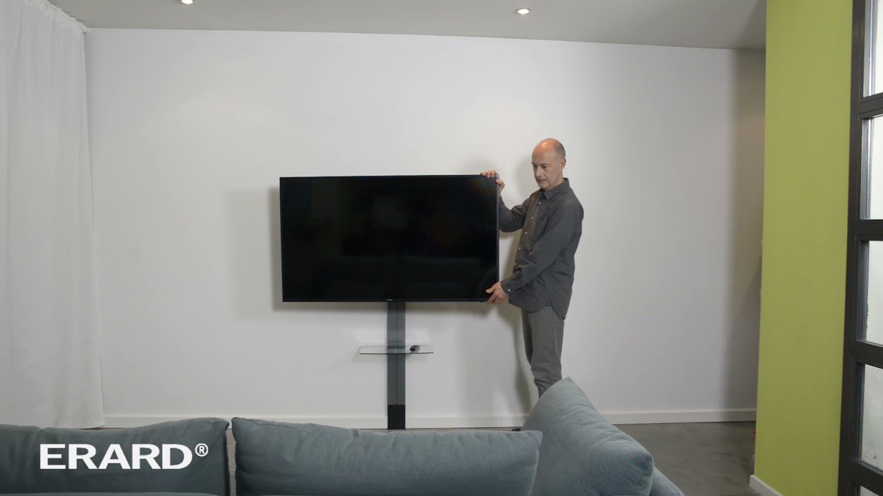 A quelle hauteur fixer sa télévision au mur ?