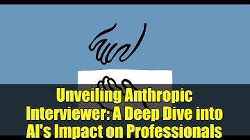 Unveiling Anthropic Interviewer: A Deep Dive into AI