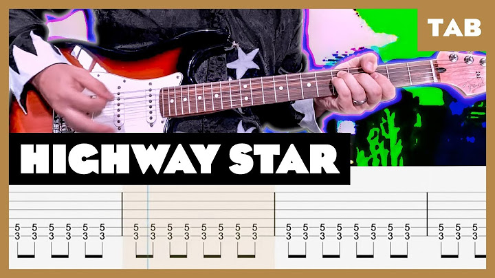 Highway Star Guitar version - Guitar performance video thumbnail