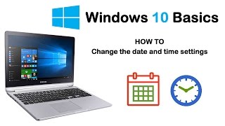 اصول اولیه ویندوز 10 - نحوه تغییر تاریخ، زمان (ساعت) و تنظیمات منطقه زمانی
