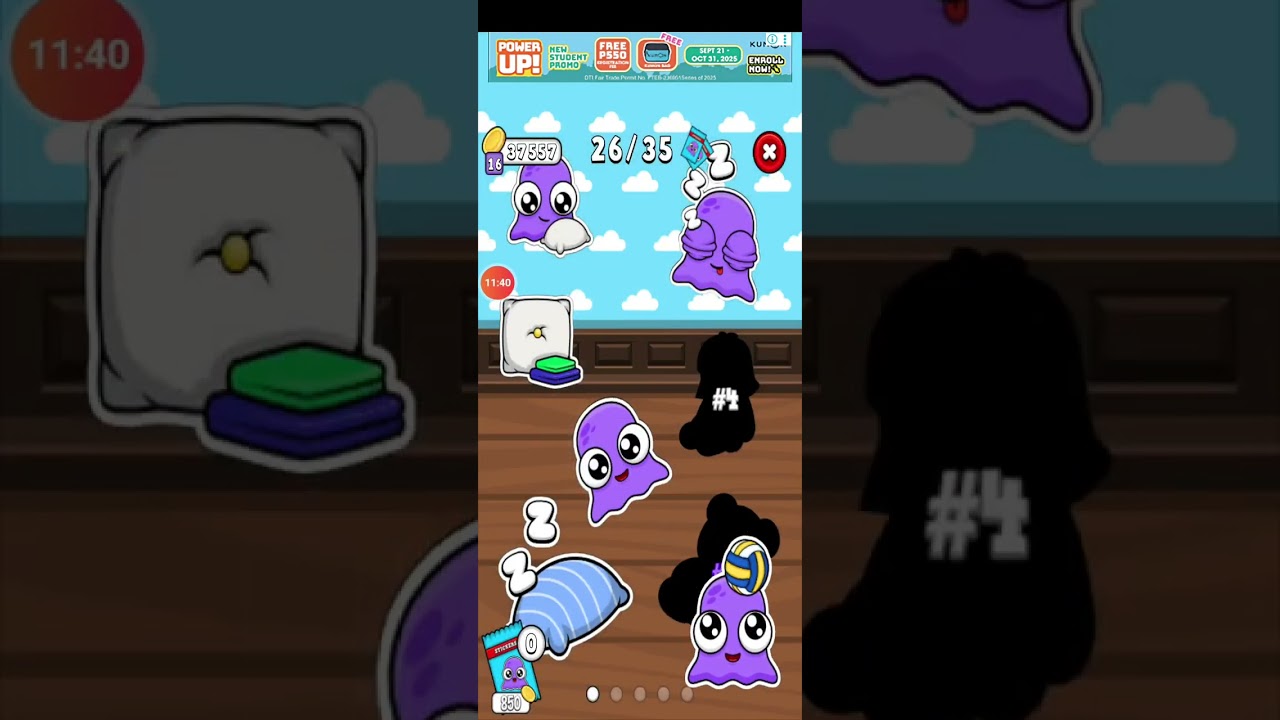 Moy 5 The Virtual Pet Game Outside Sheep Coins Game Over Purple Ball Game Over Coins Animals