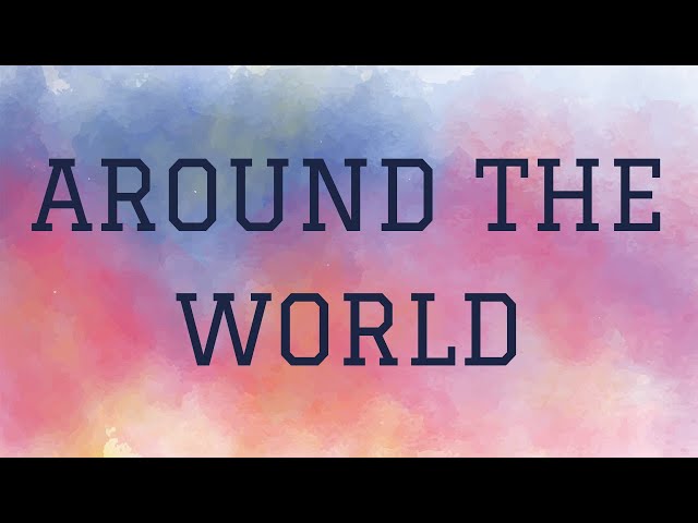 Aqua - Around The World | Lyrics Video class=