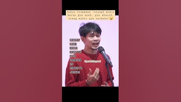 Indra Frimawan jokes narkoba bikin mindblowing 😂 #comedy #trendingshorts #viralshorts #shorts