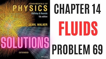 Halliday resnick chapter 14 problem 69 solution | Fundamentals of physics 10e solutions
