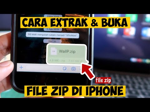 Cara Extrak dan Membuka isi File Zip yang DIkirim Lewat Whatsapp di iPhone