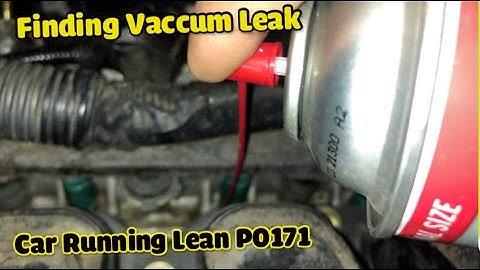 Fiding vacuum lean on Toyora or Scion p0171 lean code