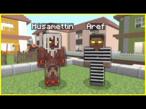 HÜSAMETTİN VE AREF KARDEŞ Mİ? 😱 - Minecraft