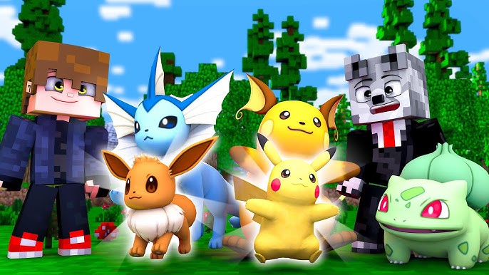 Minecraft : Pokemon X Y - GANHAMOS NOVOS POKEMON INICIAL COM MEGA