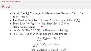 Gaussian Random Process Input/Output Relationship