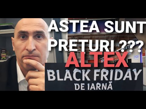 Ce preturi sunt la Altex de Black Friday de iarna