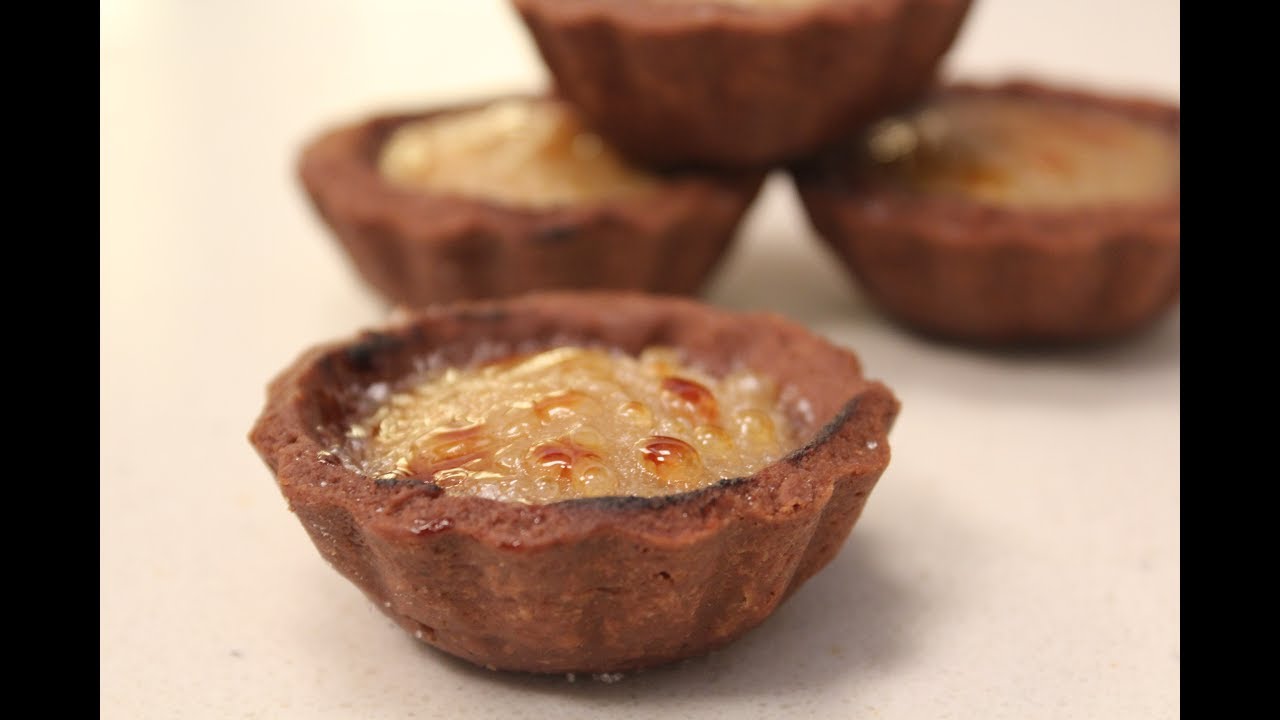 Chocolate Espresso Brulee Tart