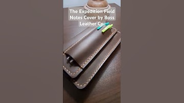 A quick look at the Expedition Field Notes Cover by Boss Leather Co.  Get yours at bossleatherco.com