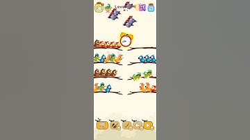 Bird sort calar game leval 1274 #games #leveldesign #gameplay #colorconcept #colorgame funny #gaming