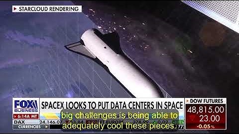 Starcloud CEO, Philip Johnston, on Fox News discussing data centers in space