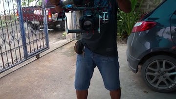 2 axis brushless gimbal handheld test