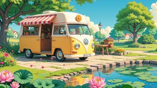 Waterside Peace & Den Den 🌱 Peaceful Lofi Hip Hop for Focus & Calmness 🌸🎧 Study