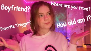 ASMR WHISPERED Q&A! Answering your questions screenshot 4