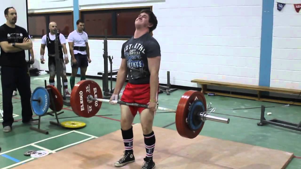 200kg Deadlift Irish Powerlifting Intervarsities 2013 YouTube