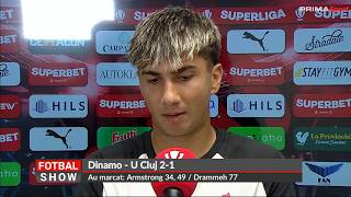 Musi, after his red card against U Cluj: 'Good for them, they pulled a fast one and kept the pres...