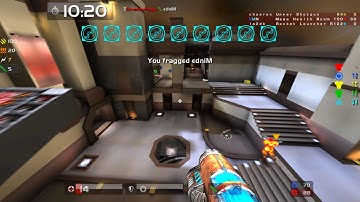 Quake Live: 13k Damage on Dreadful Place, 7k Raildamage, doublerails, #TDMPICKUP