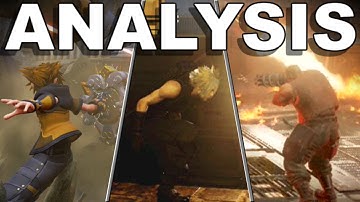FFVII Remake and KHIII Screenshots Analysis
