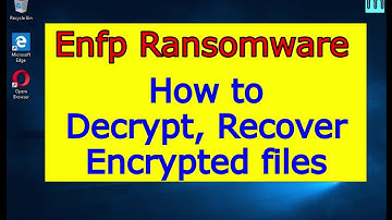 Enfp virus (ransomware). How to decrypt .Enfp files. Enfp File Recovery Guide.