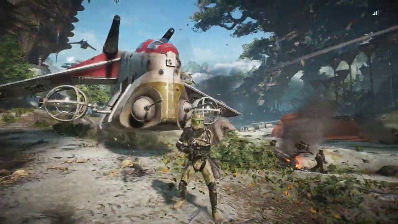 STAR WARS BATTLEFRONT 2 (2017): Galactic Assault on Kashyyyk Gameplay ...